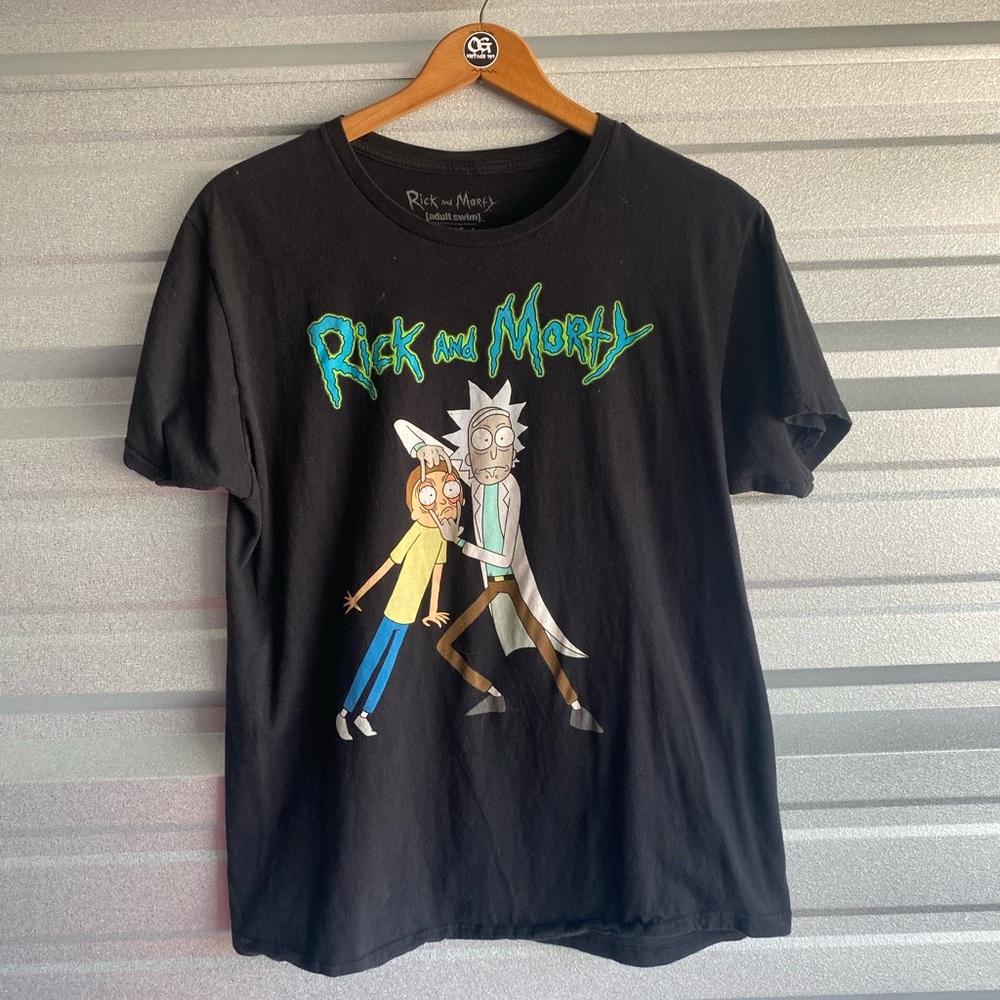 Rick and Morty Adult Swim shirt sz LARGE